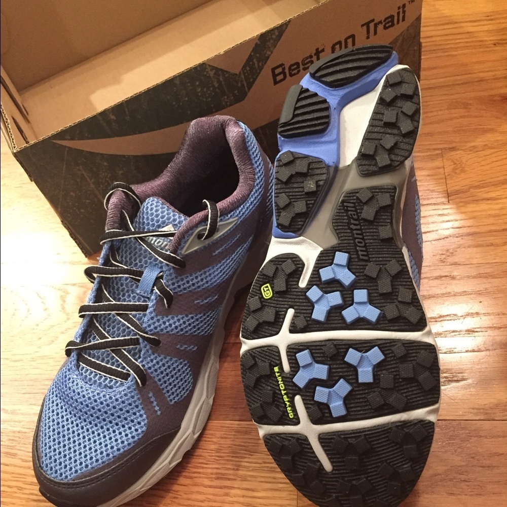 NWT Montrail Badwater Hybrid Hiking Shoes Blue - 8.5 - Picture 3 of 5